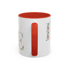 Floral Love Accent Coffee Mug