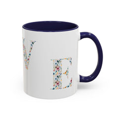 Floral Love Accent Coffee Mug